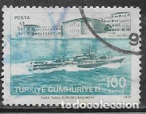 Sellos: TURQU&Iacute;A YVERT 2062, BARCOS - Foto 1