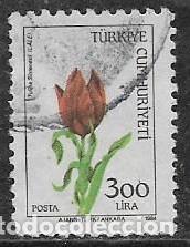 Sellos: TURQU&Iacute;A YVERT 2444, FLORA - Foto 1