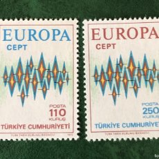 Sellos: TURQUIA 1972 IVERT 2024/25 **NUEVO. EUROPA.