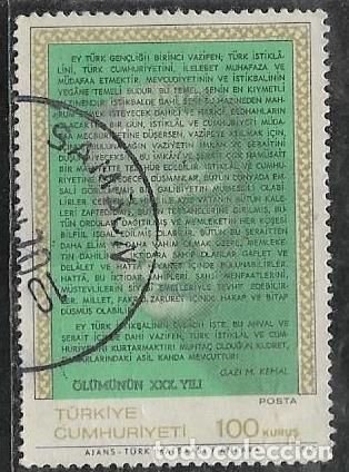Sellos: TURQU&Iacute;A YVERT 1884 - Foto 1