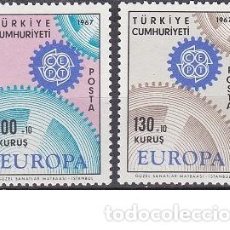 Sellos: LOTE DE SELLOS NUEVOS DE TURQUIA - EUROPA 1967