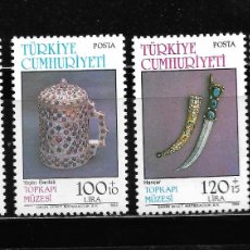 Sellos: TURQUIA 1986, SERIE IVERT 2498/2501 - ARTE - . MNH.