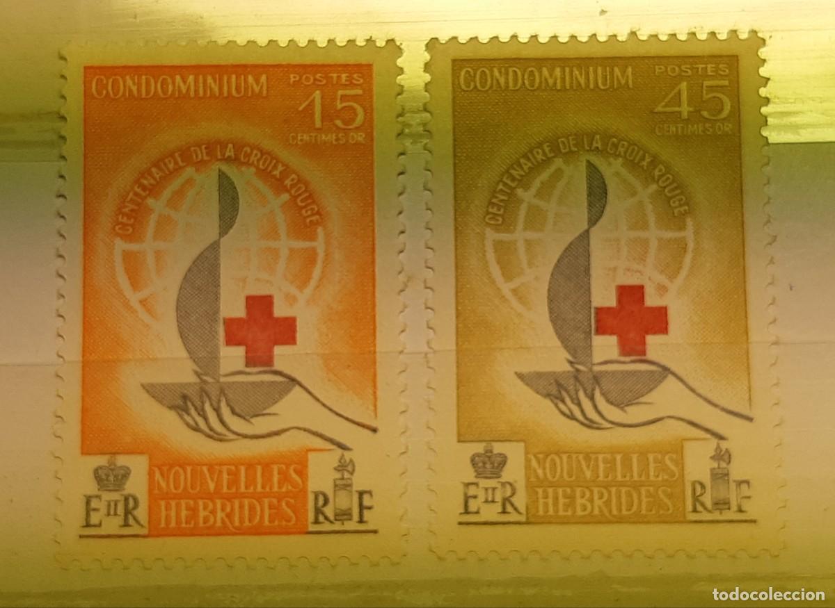 Sellos: NUEVAS H&Eacute;BRIDAS, 1963. - Foto 1