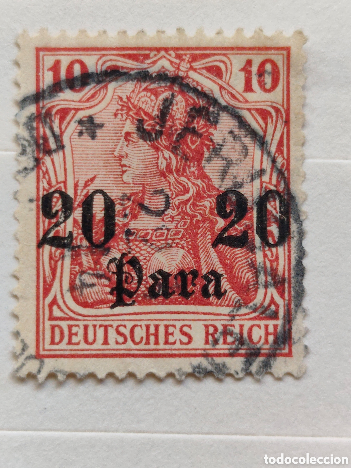 Sellos: alem&aacute;n. Correos Turqu&iacute;a, 1905 Germania sin WZ, los n&uacute;meros de cat&aacute;logo: 25 con charnela.