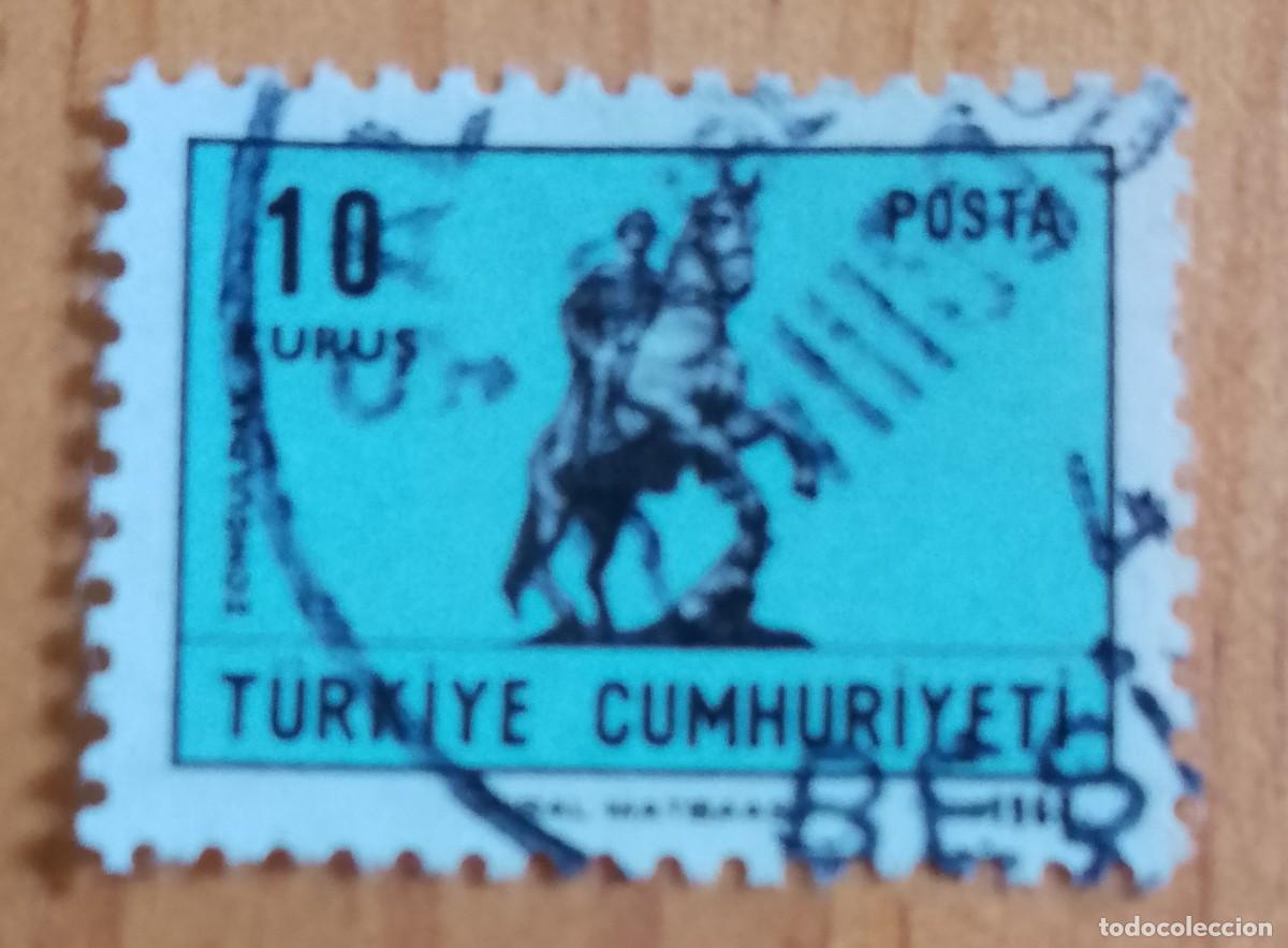 Sellos: TURQUIA - 10 KURUS - JINETE - ZONGULDAK - A&Ntilde;O 1968