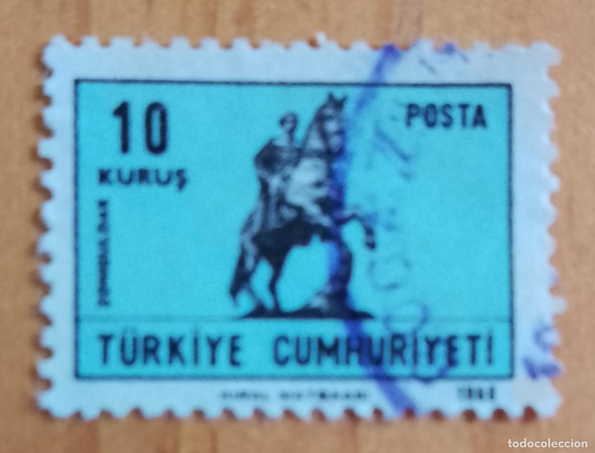 Sellos: TURQUIA - 10 KURUS - JINETE - ZONGULDAK - A&Ntilde;O 1968
