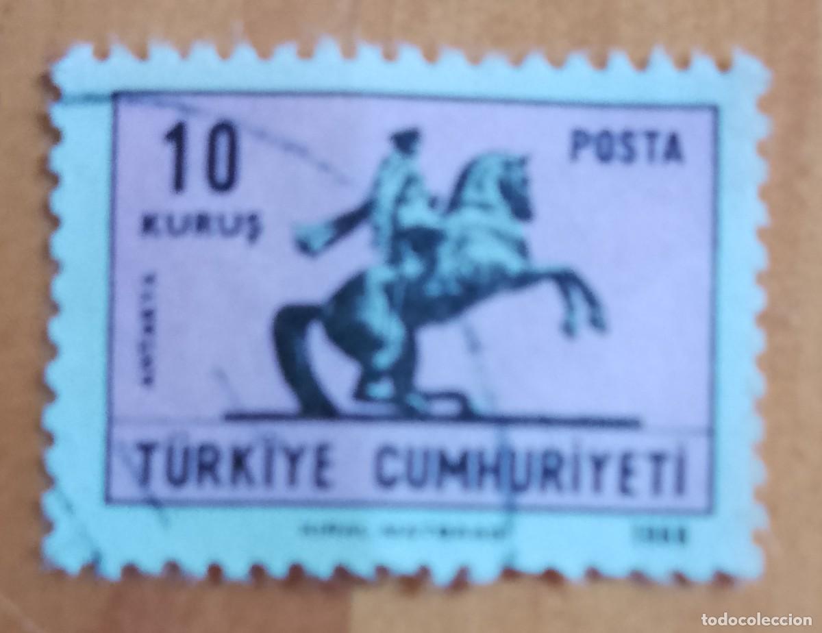 Sellos: TURQUIA - V/F 10 KURUS - JINETE - ANTAKYA