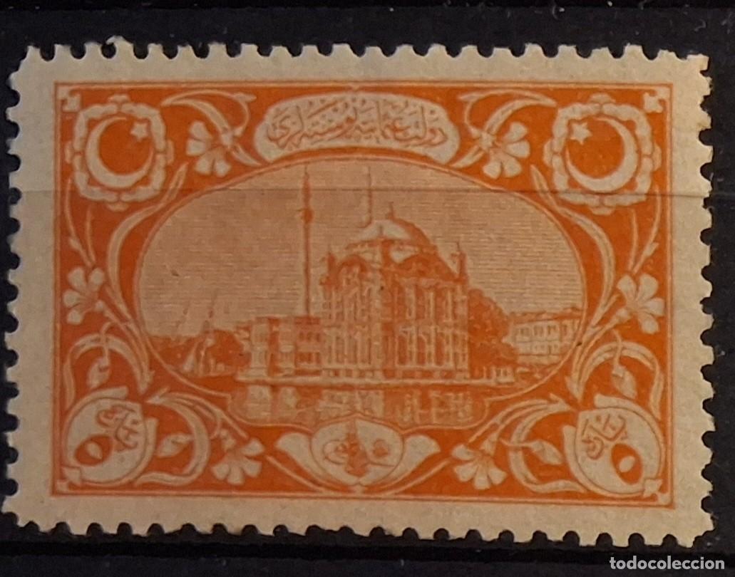 Sellos: TURQU&Iacute;A, 1918, CAT.YT. 573.