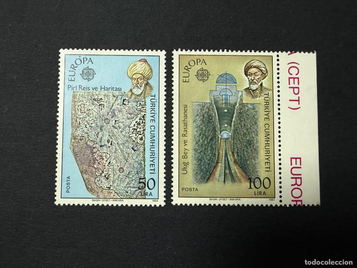 Sellos: TURQU&Iacute;A, 1983. YVERT 2389/90. EUROPA CEPT. SERIE COMPLETA. NUEVOS. SIN FIJASELLOS