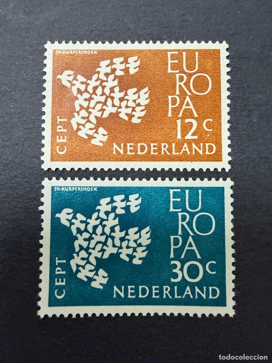 Sellos: HOLANDA, 1961. YVERT 738/739. TEMA EUROPA CEPT. SERIE COMPLETA. NUEVO. SIN FIJASELLOS.