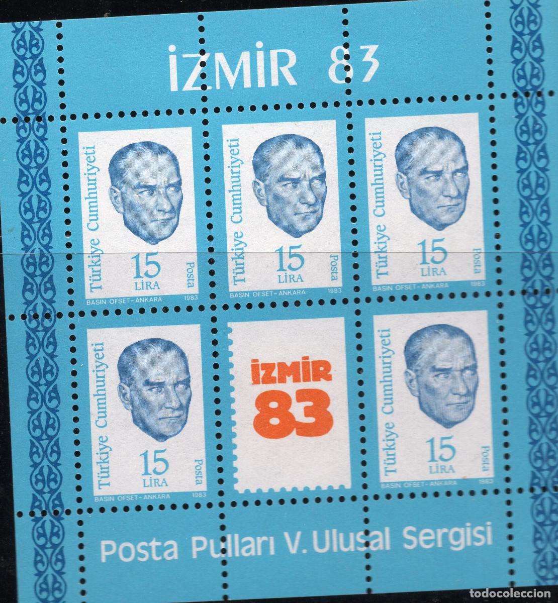 Sellos: TURQUIA 1983 STAMP MICHEL TR BL23