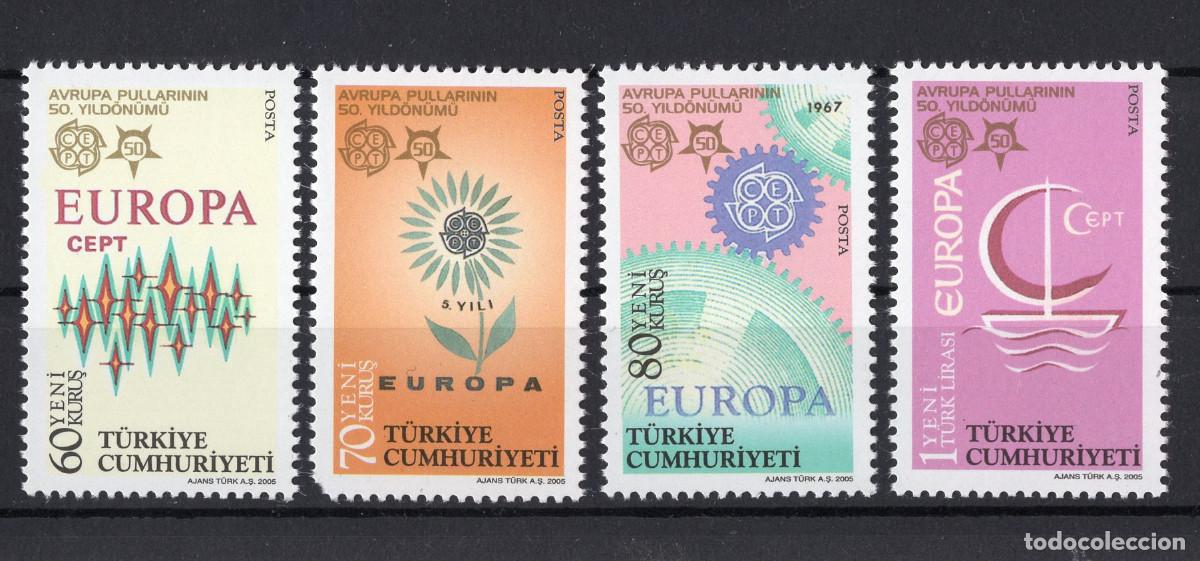 Sellos: TURQUIA 2005 STAMP MICHEL TR 3487-3490