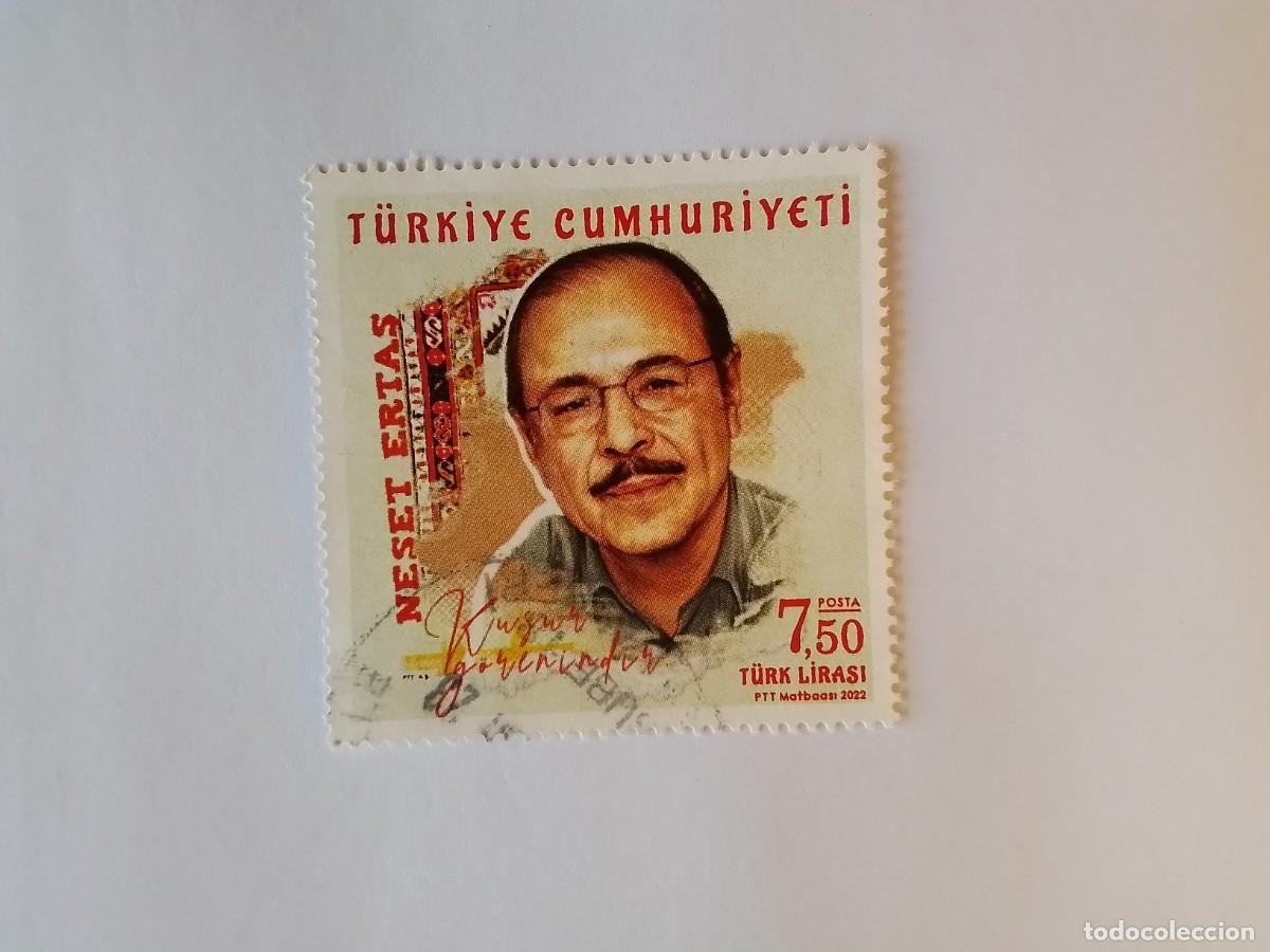 Sellos: A&Ntilde;O 2022 TURQU&Iacute;A SELLO USADO