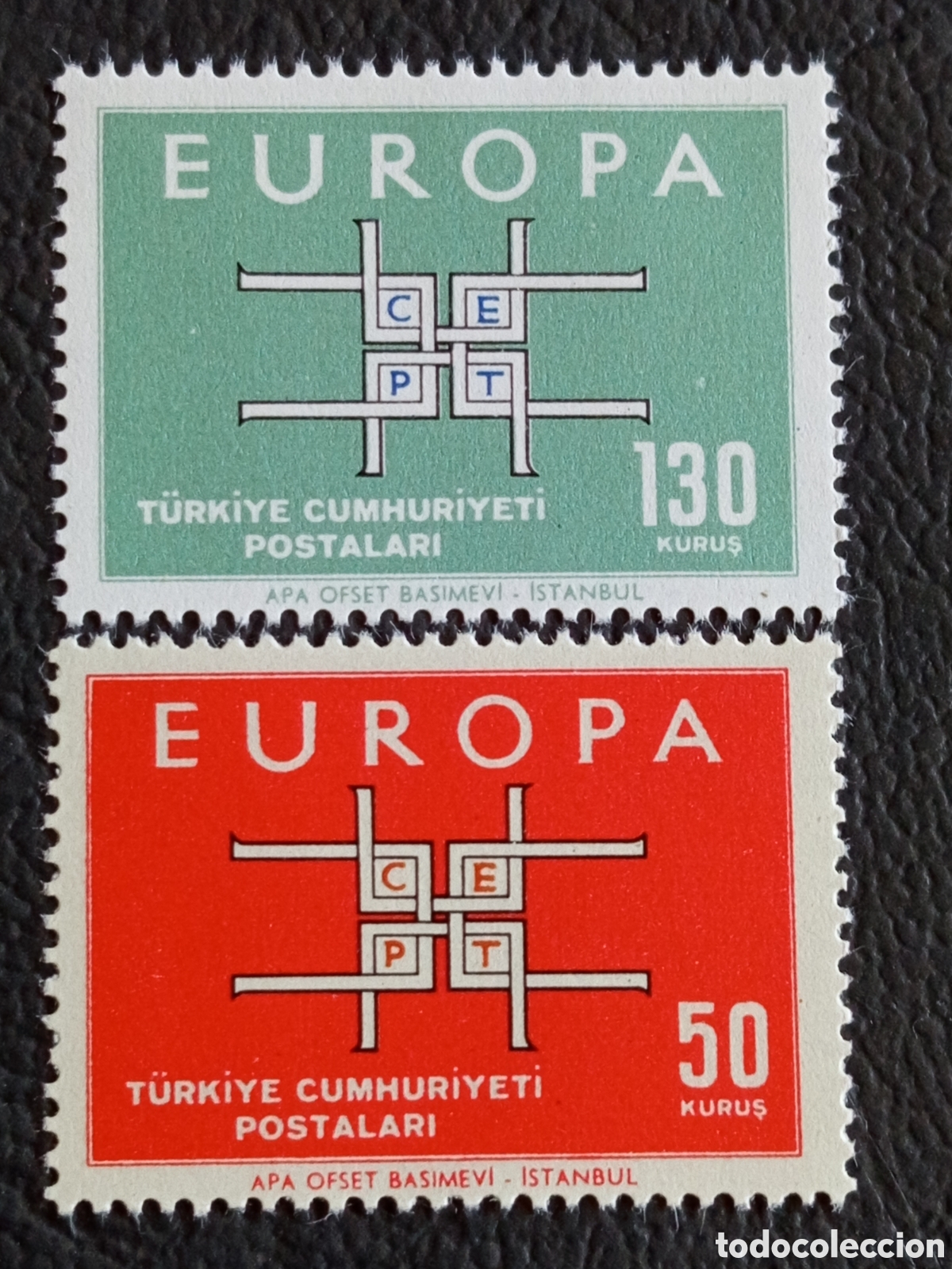 Sellos: Serie Completa Turqu&iacute;a 1965 Europa CEPT Cat#1961/1962 MNH