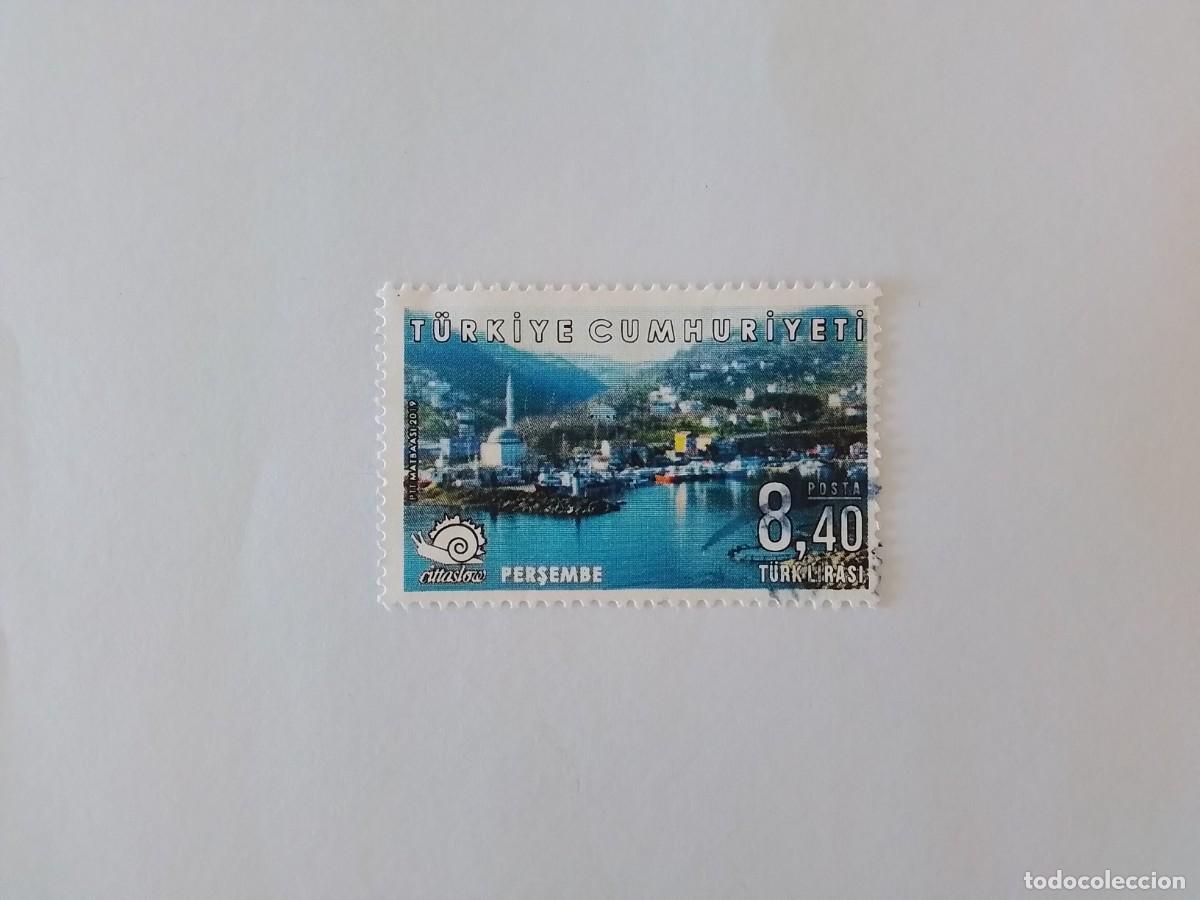 Briefmarken: A&Ntilde;O 2019 TURQU&Iacute;A SELLO USADO