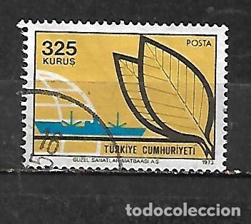 Sellos: 1973: Turqu&iacute;a exporta - Tabaco (usado) - Foto 1