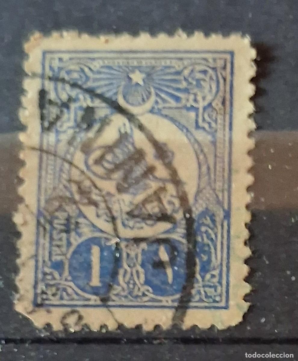 Sellos: TURQU&Iacute;A, 1908, CAT.YT. 123.