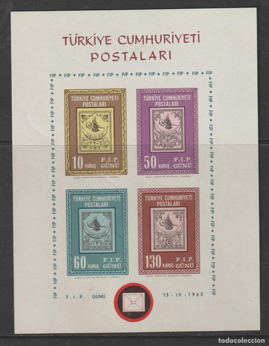 Sellos: Turquie 1963 - Yvert bf11 mnh**