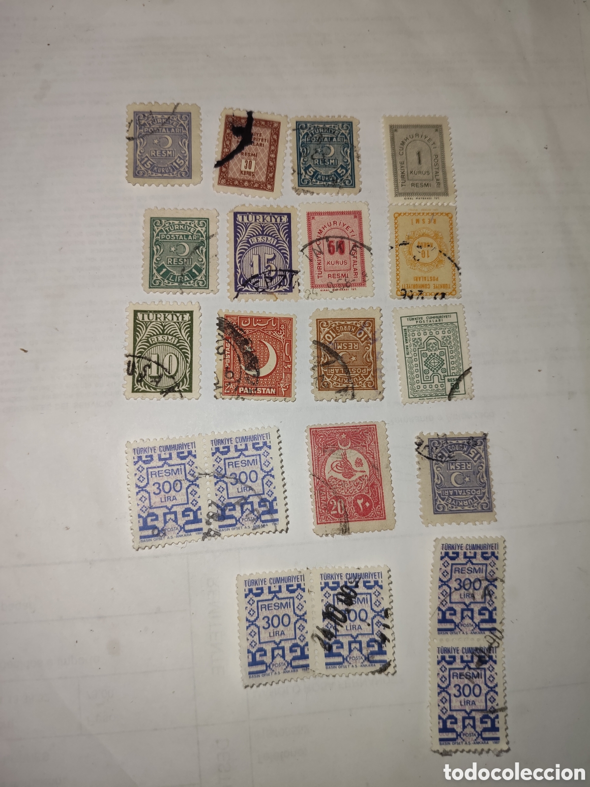 Sellos: 20 sellos variados de Turqu&iacute;a desde 1946 hasta los 90