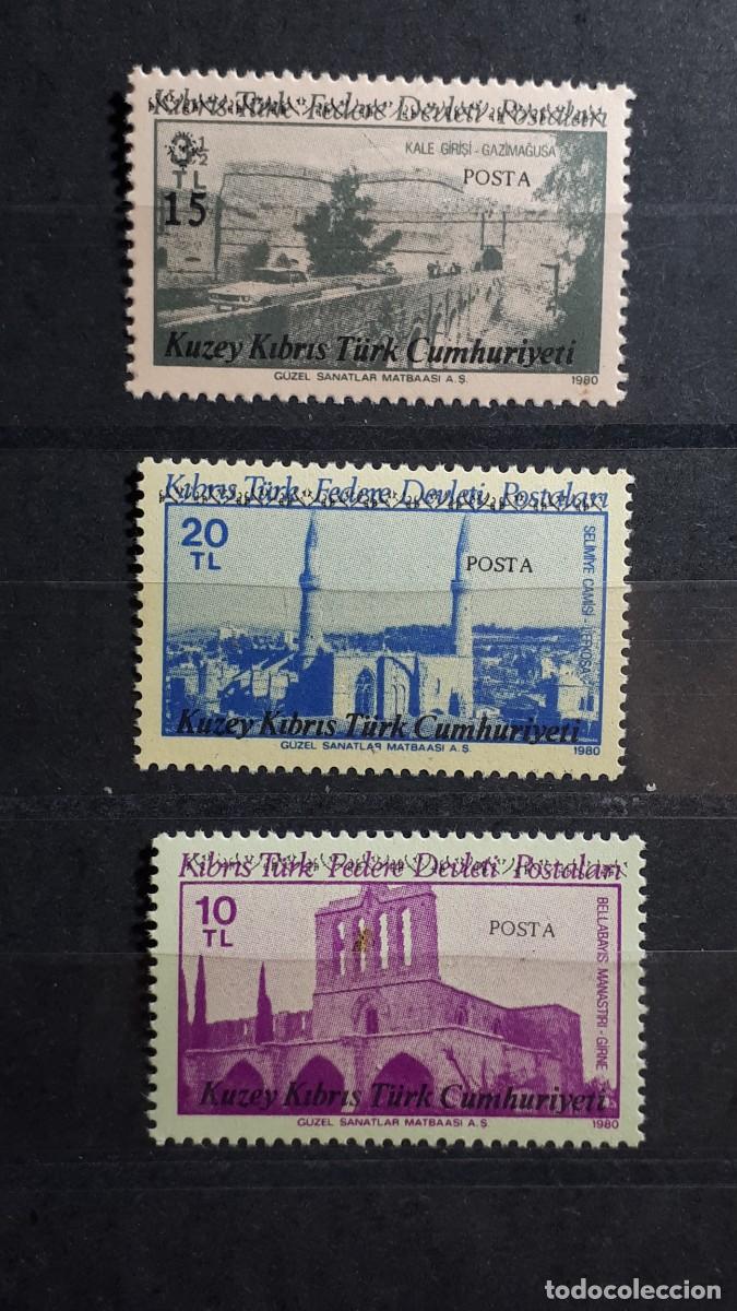 Sellos: CHIPRE- TURCO. A&Ntilde;O 1980.**.