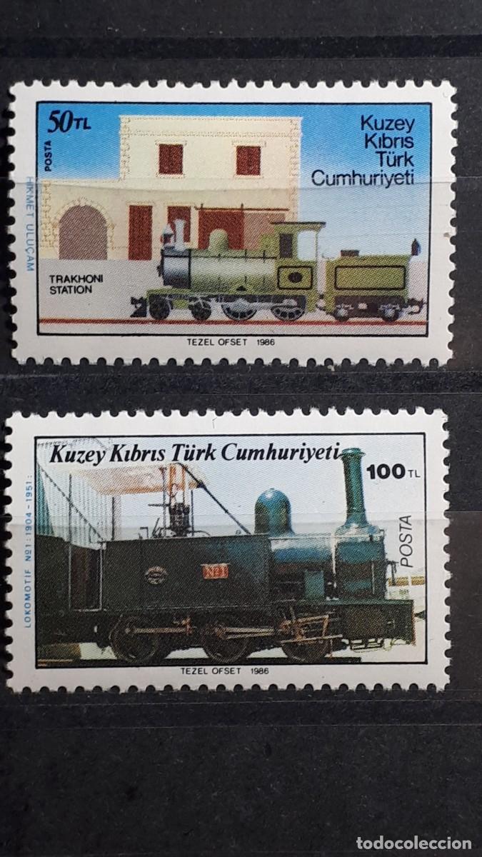 Sellos: CHIPRE- TURCO. A&Ntilde;O 1986. **. YVERT 180/1