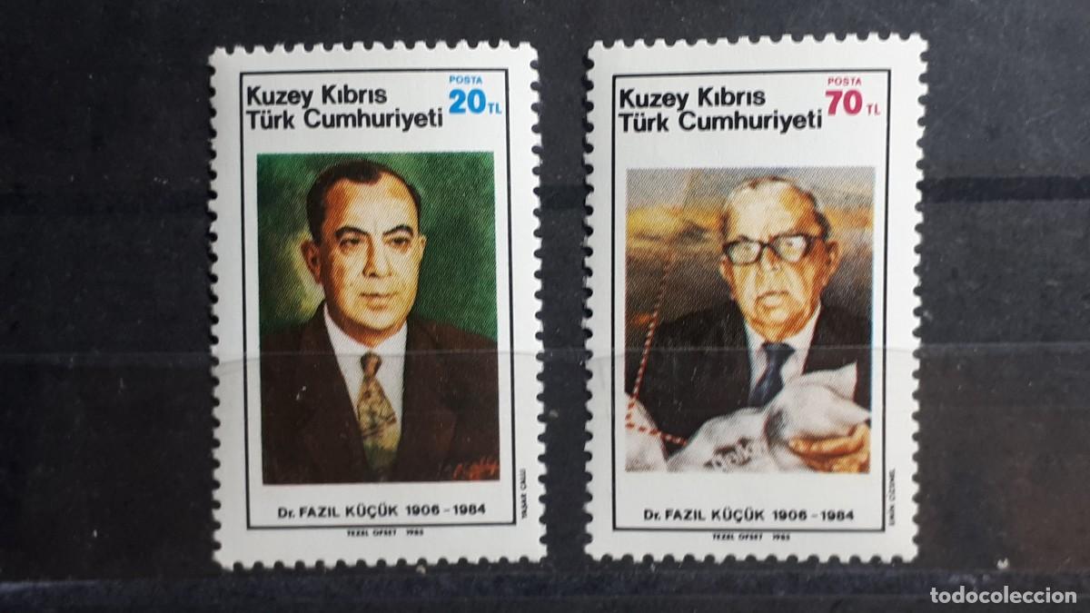 Sellos: CHIPRE- TURCO. A&Ntilde;O 1985. **. YVERT 145/6
