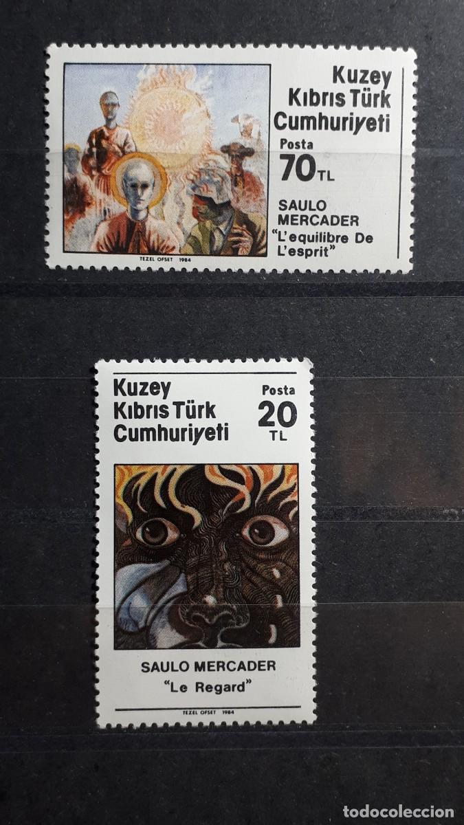 Sellos: CHIPRE- TURCO. A&Ntilde;O 1984. **. YVERT 143/4