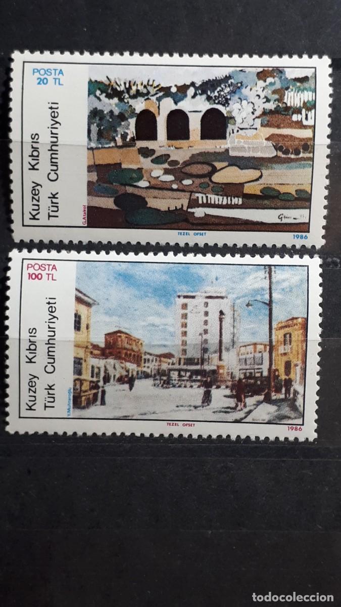 Sellos: CHIPRE- TURCO. A&Ntilde;O 1986. **. YVERT 164/5