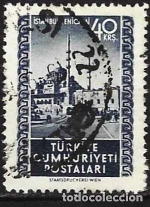 Sellos: Turqu&iacute;a 1952 - Mi 1327 A - YT 1154 - Mezquita Yenicami