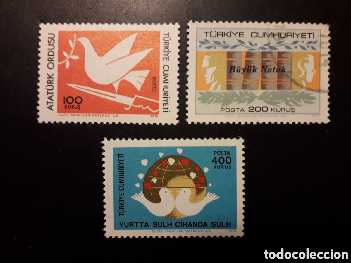 Sellos: TURQU&Iacute;A YVERT 2173/5 SERIE COMPLETA USADA Y NUEVA *** 1976 REFORMAS PEDIDO M&Iacute;NIMO 3&euro;