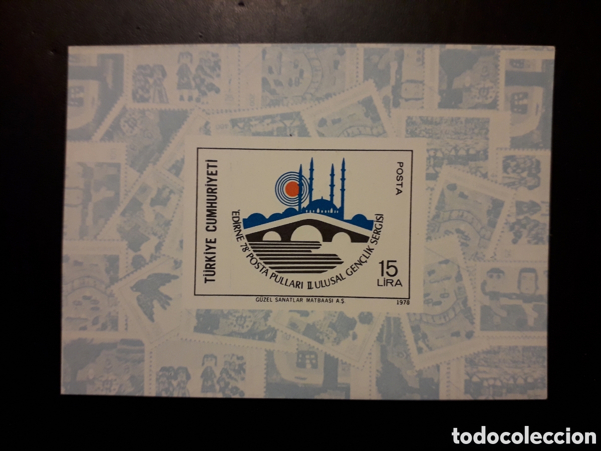 Sellos: TURQU&Iacute;A YVERT HB 19 SERIE COMPLETA NUEVA *** 1978 EDURNE 78, PUENTES, SANTA SOF&Iacute;A PEDIDO M&Iacute;NIMO 3&euro;