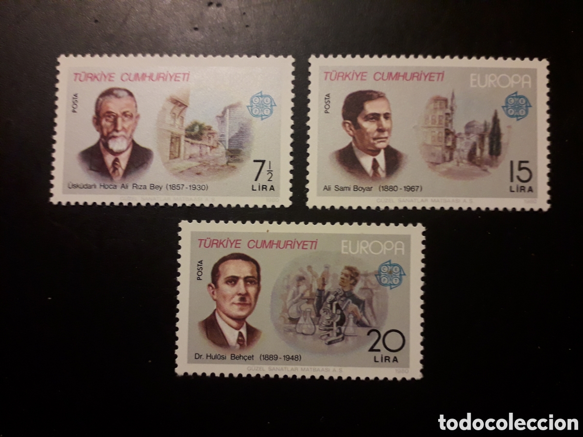 Stamps: TURQU&Iacute;A YVERT 2279/81 SERIE COMPLETA NUEVA *** 1980 EUROPA CEPT PEDIDO M&Iacute;NIMO 3&euro;