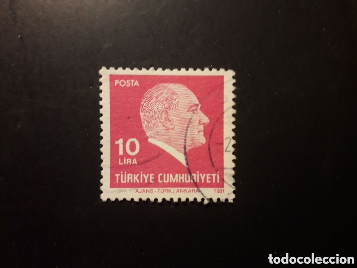 Stamps: TURQU&Iacute;A YVERT 2310 SERIE COMPLETA USADA 1981 KEMAL ATATURK PEDIDO M&Iacute;NIMO 3&euro;