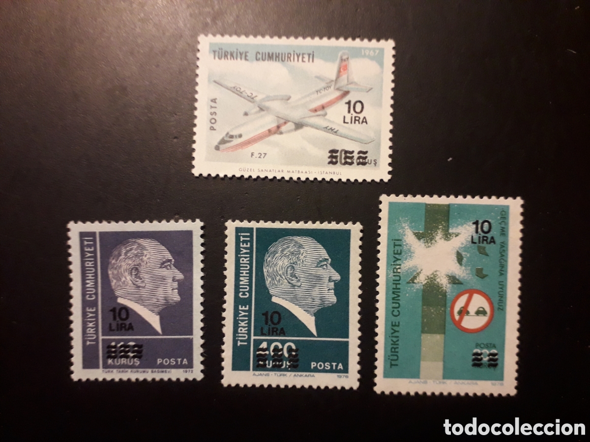 Sellos: TURQU&Iacute;A YVERT 2320/3 SERIE COMPLETA NUEVA CON CHARNELA 1981 SOBRECARGADOS PEDIDO M&Iacute;NIMO 3&euro;