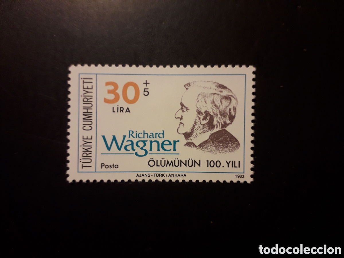 Sellos: TURQU&Iacute;A YVERT 2387 SERIE COMPLETA NUEVA CON CHARNELA 1983 RICHARD WAGNER M&Uacute;SICA PEDIDO M&Iacute;NIMO 3&euro;