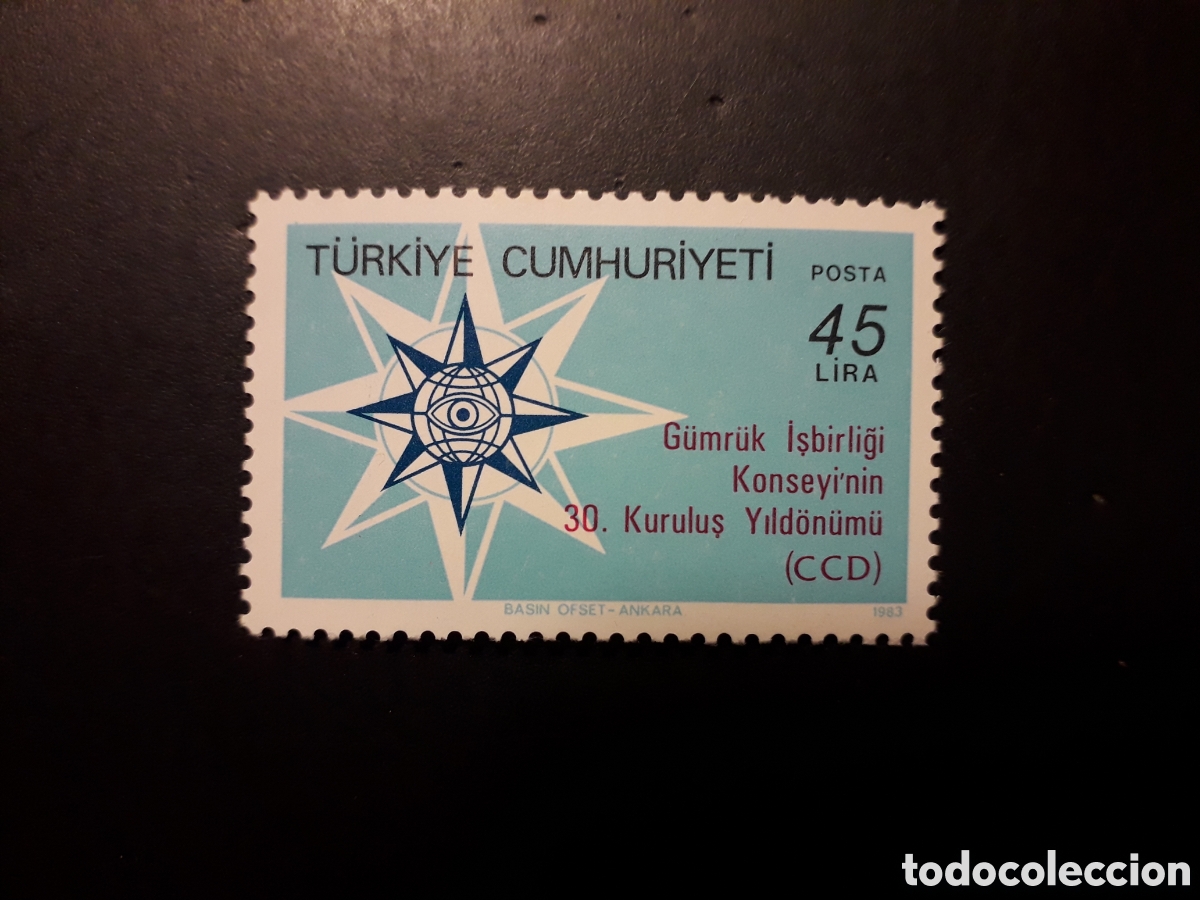 Sellos: TURQU&Iacute;A YVERT 2386 SERIE COMPLETA NUEVA CON CHARNELA 1983 CONSEJO DE COOPERACI&Oacute;N PEDIDO M&Iacute;NIMO 3&euro;