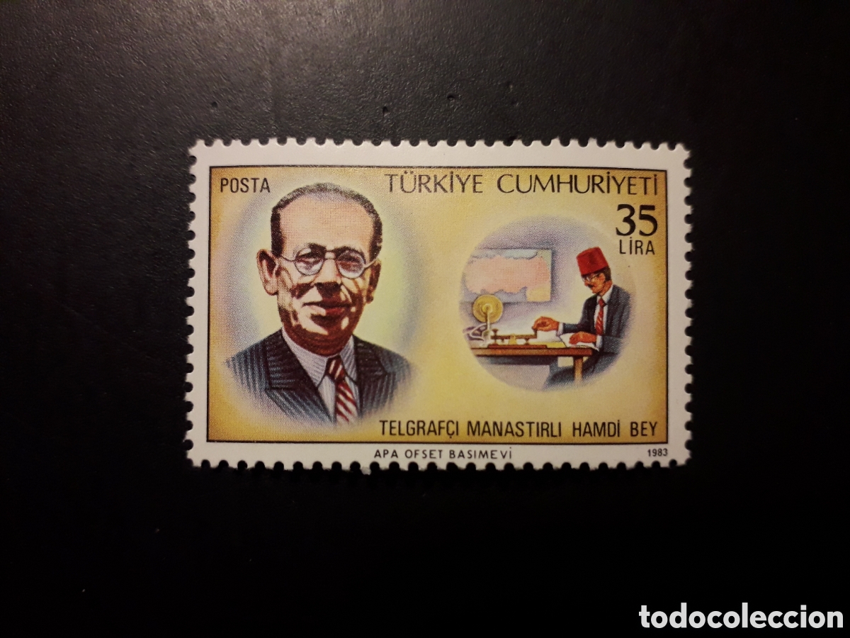 Sellos: TURQU&Iacute;A YVERT 2388 SERIE COMPLETA NUEVA CON CHARNELA 1983 TEL&Eacute;GRAFO PEDIDO M&Iacute;NIMO 3&euro;
