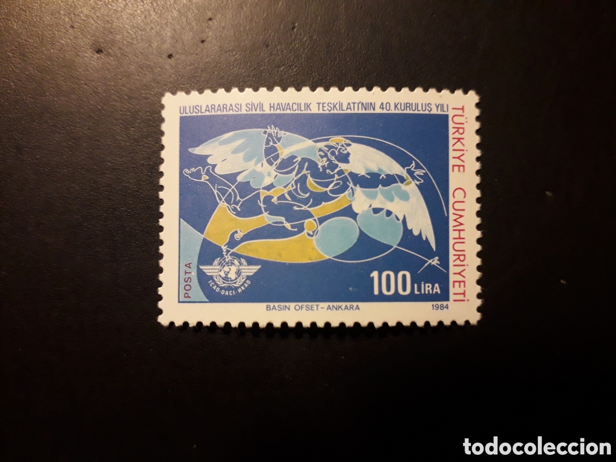 Sellos: TURQU&Iacute;A YVERT 2456 SERIE COMPLETA NUEVA CON CHARNELA 1984 &Iacute;CARO, MITOLOG&Iacute;A PEDIDO M&Iacute;NIMO 3&euro;