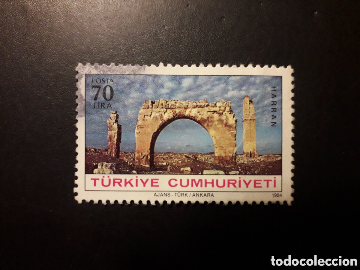 Sellos: TURQU&Iacute;A YVERT 2455 SERIE COMPLETA USADA 1984 RUINAS DE HARRAN PEDIDO M&Iacute;NIMO 3&euro;