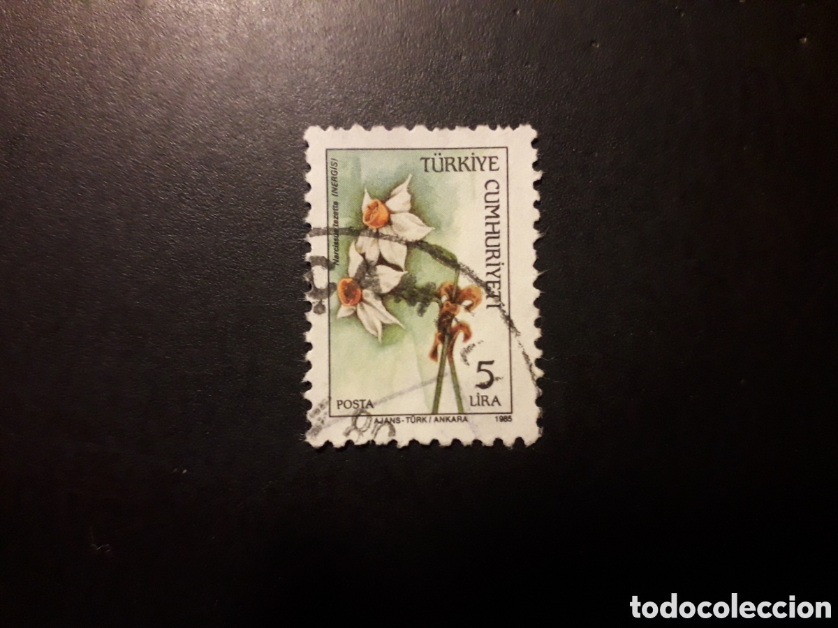 Sellos: TURQU&Iacute;A YVERT 2460 SERIE COMPLETA USADA 1985 FLORA, FLORES PEDIDO M&Iacute;NIMO 3&euro;