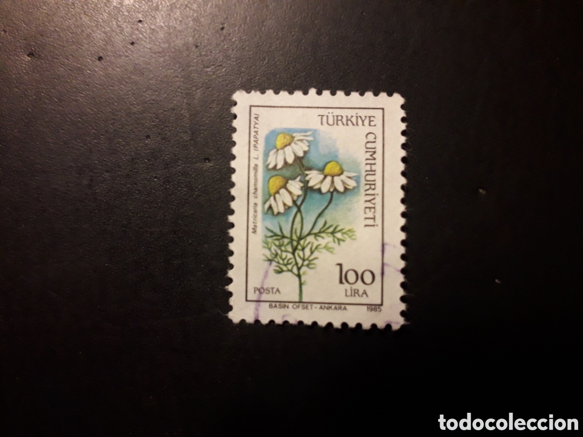 Sellos: TURQU&Iacute;A YVERT 2473 SERIE COMPLETA USADA 1985 FLORA, FLORES PEDIDO M&Iacute;NIMO 3&euro;