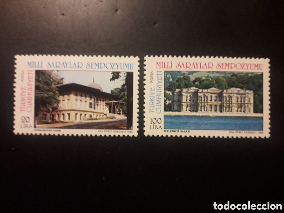 Sellos: TURQU&Iacute;A YVERT 2482/3 SERIE COMPLETA NUEVA CON CHARNELA 1985 ARQUITECTURA PEDIDO M&Iacute;NIMO 3&euro;