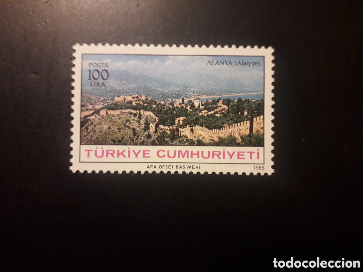 Sellos: TURQU&Iacute;A YVERT 2485 SERIE COMPLETA NUEVA CON CHARNELA 1985 ALANYA PEDIDO M&Iacute;NIMO 3&euro;