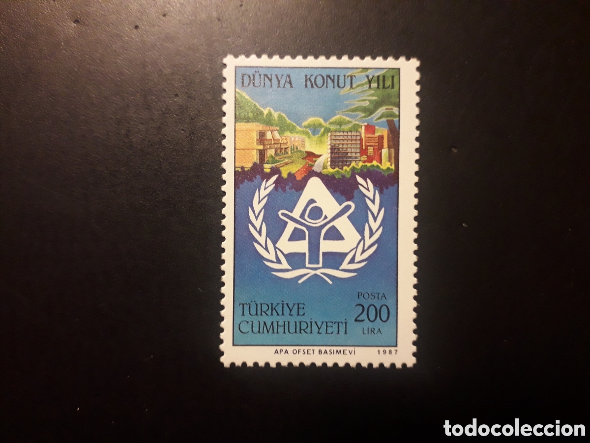 Sellos: TURQU&Iacute;A YVERT 2529 SERIE COMPLETA NUEVA CON CHARNELA 1987 A&Ntilde;O DE LOS SIN TECHO PEDIDO M&Iacute;NIMO 3&euro;