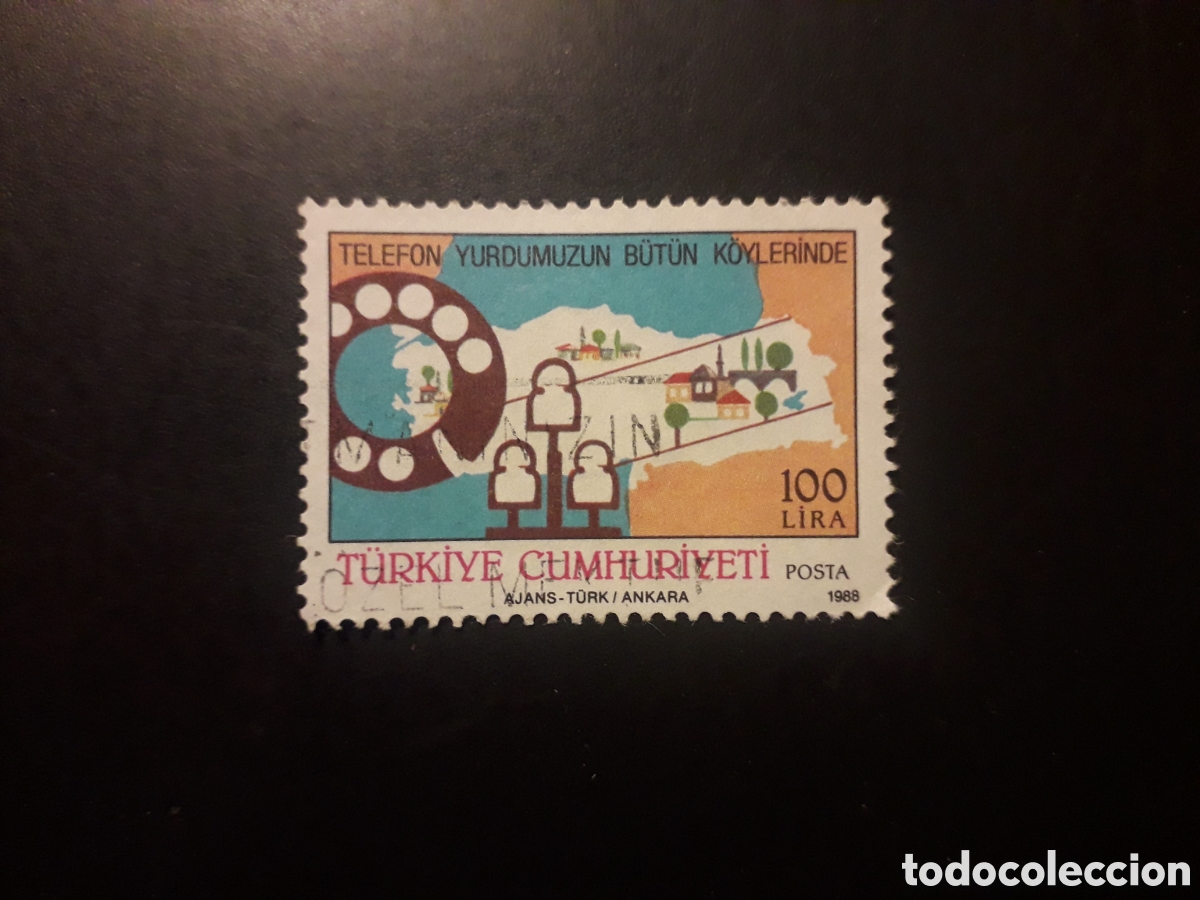 Sellos: TURQU&Iacute;A YVERT 2572 SERIE COMPLETA NUEVA CON CHARNELA 1988 TEL&Eacute;FONO PEDIDO M&Iacute;NIMO 3&euro;