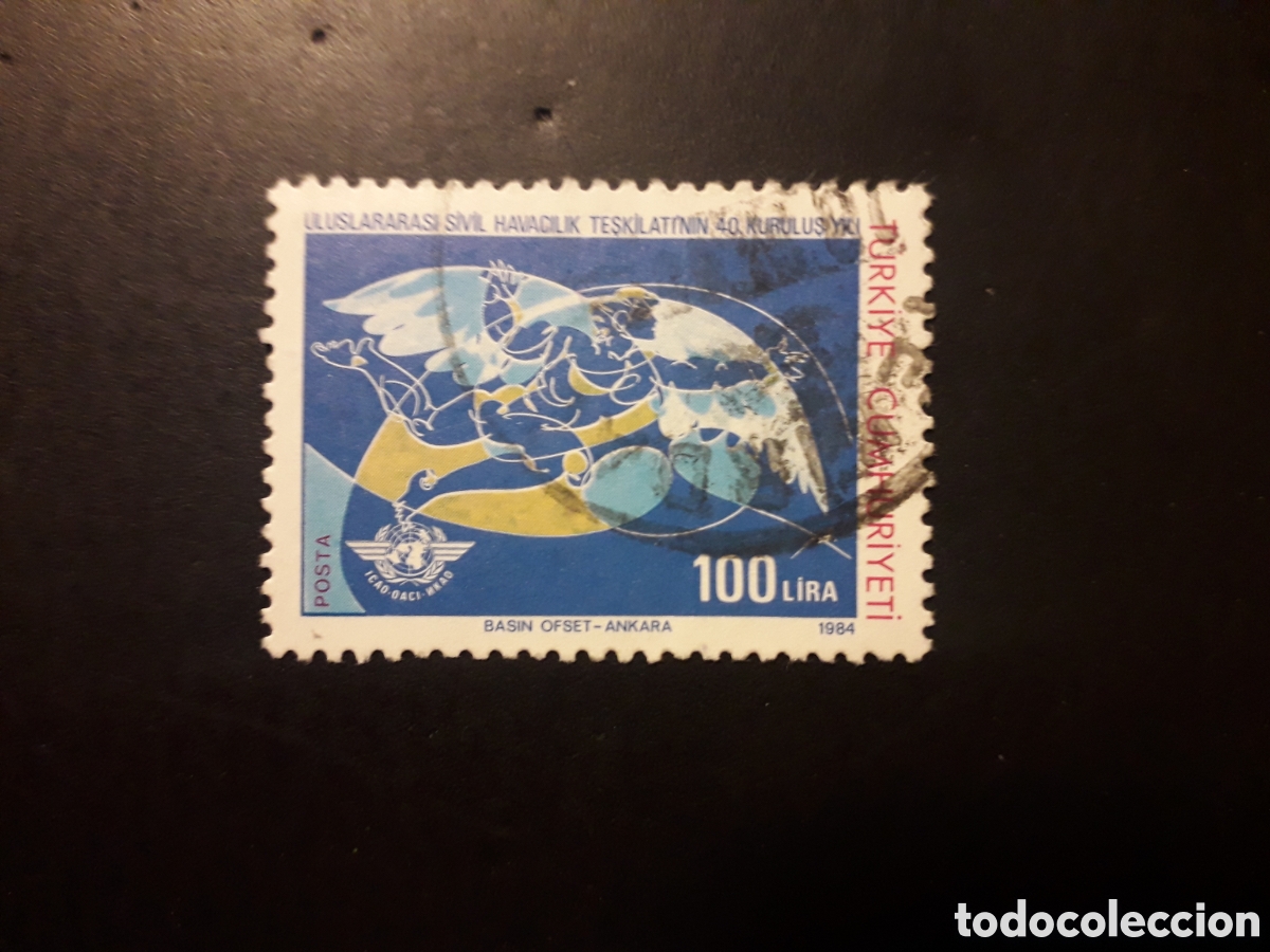 Sellos: TURQU&Iacute;A YVERT 2456 SERIE COMPLETA USADA 1984 &Iacute;CARO, MITOLOG&Iacute;A PEDIDO M&Iacute;NIMO 3&euro;