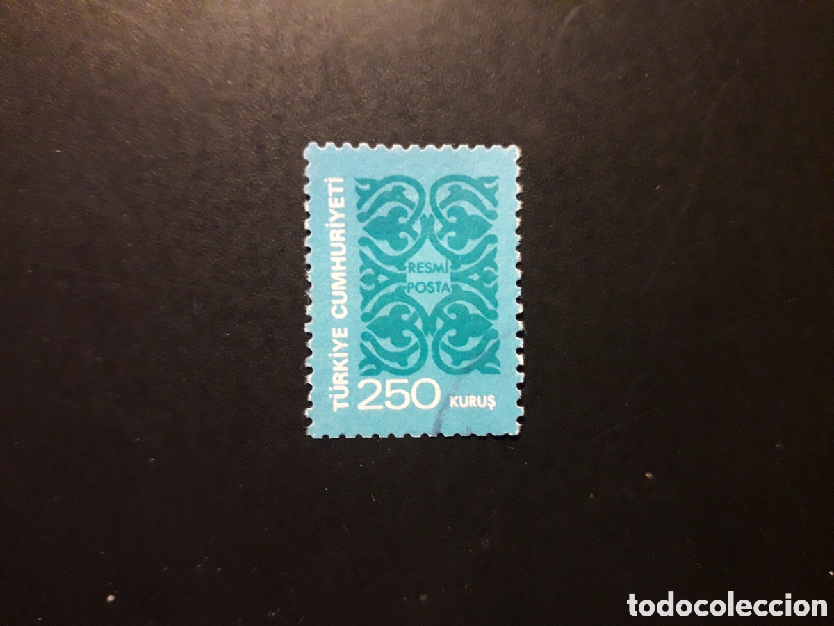 Sellos: TURQU&Iacute;A YVERT SERVICIO 142 SERIE COMPLETA USADA 1977 ADORNOS PEDIDO M&Iacute;NIMO 3&euro;