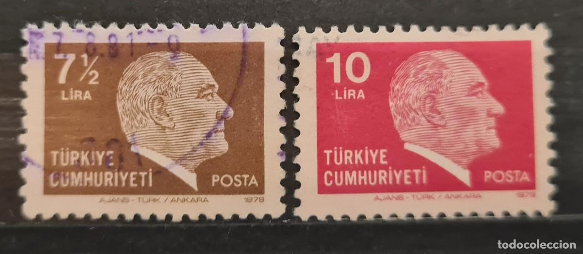 Sellos: Serie de sellos usados de Turqu&iacute;a 1979: Ataturk