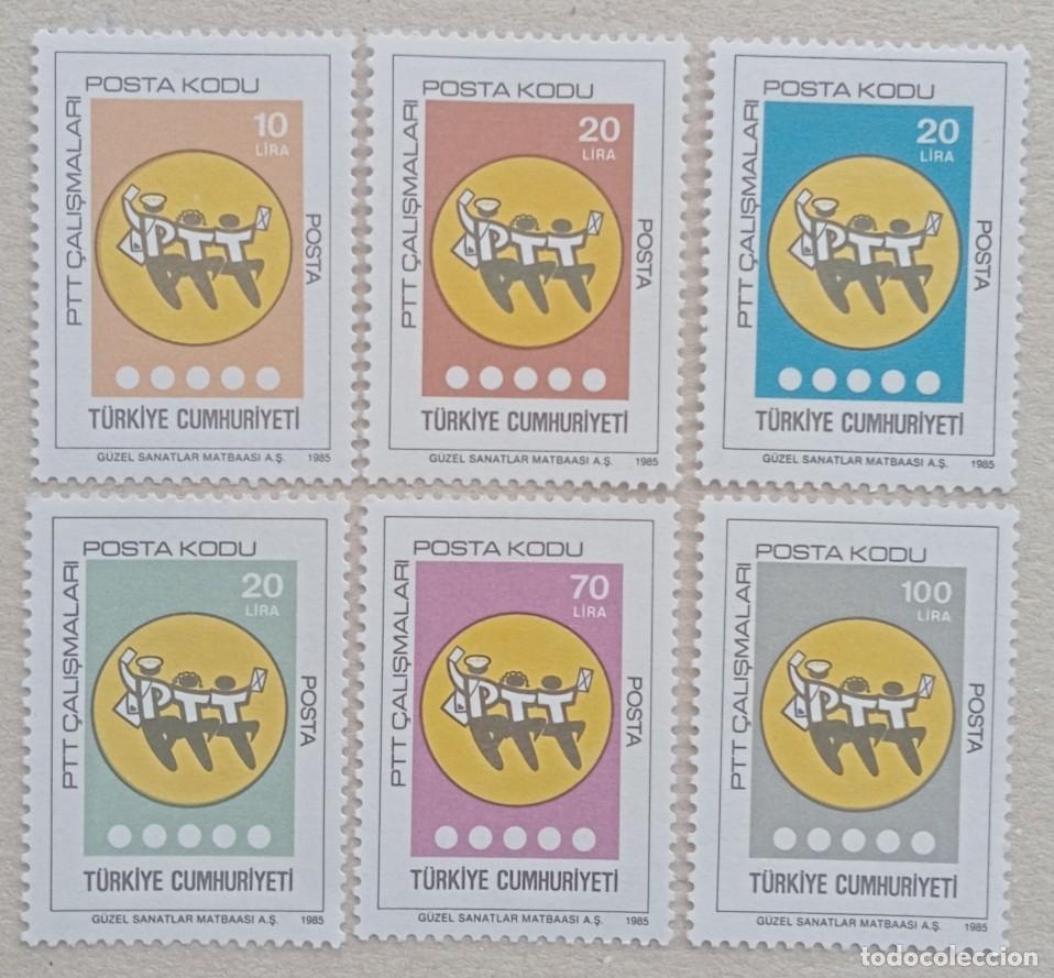Sellos: 1985. TURQU&Iacute;A. 2476 / 2481. Servicio postal turco. Serie completa. Nuevo.