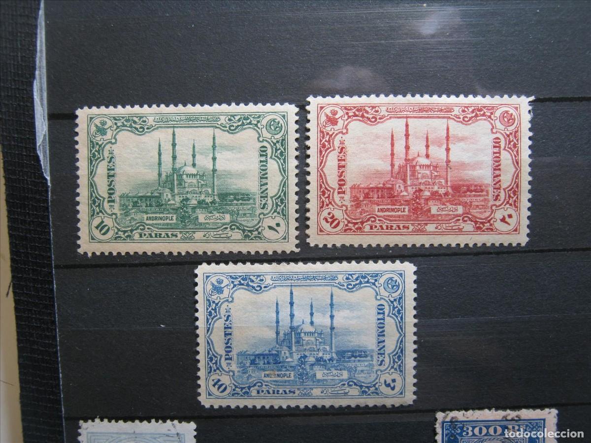Briefmarken: TURQU&Iacute;A 1913 SERIE YVERT 174/176 MH* LUJO.